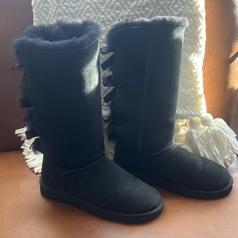 UGG Bailey Bow Tall - Women's Winter Boots - Picture 3 of 12